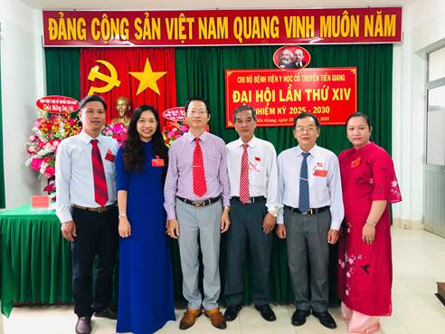 Đại hội Chi bộ Bệnh viện Y học cổ truyền Tiền Giang lần thứ XIV, nhiệm kỳ 2025-2030 thành công tốt đẹp