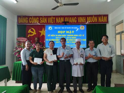 Hoạt động họp mặt kỷ niệm 96 năm ngày thành lập Công đoàn Việt Nam gắn với tuyên truyền ngày Thương binh - Liệt sĩ 27/7
